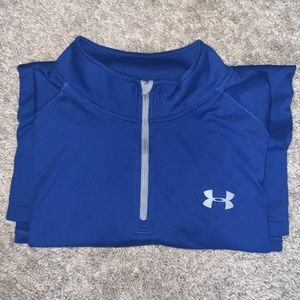 UNDER ARMOR - Blue Pullover 1/4 Zip